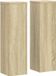 vidaXL Plantenstandaards - 2 stuks - 17x17x60 cm - Bewerkt Hout - Sonoma Eiken