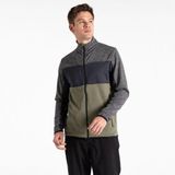 Dare2b Fleeces Venture Fleece Heren XXL Charcoal Grey/Black Marl/Olivine Green Polyester