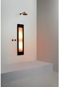 Sunshower Round Plus Medium with cleaning set black