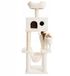Merkloos / Sans marque zooplus SE Kattenkrabpaal La Digue II - Wit, 142x61x44cm