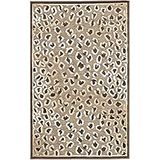 Safavieh Leopard bedrukt tapijt, PAR84, geweven viscose, meerkleurig, 78 x 121 cm