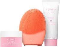 FOREO Clean Balance LUNA 4 Bundel - Gezichtsreinigingsborstel voor de normale huid + LUNA Micro-Foam Gezichtsreiniger 2.0 100 ml + LUNA Reinigingsbalsem 75 ml - Verstevigende Gezichtsmassager