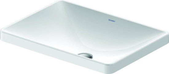 Duravit D-Neo inbouwwastafel - 60x44cm - 1 kraangat - Wit