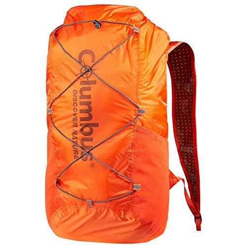 - Columbus ULD 20 waterdichte rugzak ultralicht, 20 l, bergbeklimmen en trekking, unisex volwassenen, oranje, eenheidsmaat