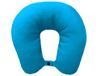 Lemos Home Nekkussen met microvezelvulling, comfortabel reiskussen voor vliegtuig, auto, kantoor, ideaal voor camping, vakantie en reis-gadgets (turquoise)