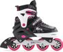SFR Pulsar Verstelbare Inline Skates Vrouwen Zwart - Wit - Roze