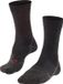 FALKE BC Warm anti-blaar wol functioneel materiaal fietssokken unisex zwart - maat 39-41
