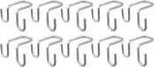 Alberts 839901 ladderhaak | met twee groottes | sendzimir verzinkt | binnenbreedte 30 mm | diepte 60 / 82 mm | Set van 10