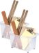 Plasticforte Opbergbox - Set van 6x stuks - transparant - 45 x 24 cm - kunststof