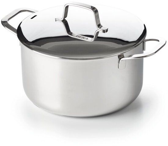 Beka Maestro Kookpan RVS met Deksel - Ø 16 cm - 2L