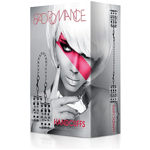Bad Romance White Translucent Handcuffs with Metal Nails