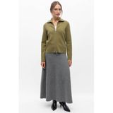 OBJECT gebreide vest - groen
