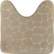Tendance Toiletmat/wc mat Pebble - microfiber - Memory Foam - taupe - 45 x 50 cm