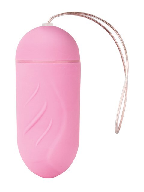 Shots Toys 10 Speed Remote Vibrating Egg Pink Ribbed