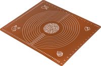 Krumble Siliconen bakmat met meeteenheden - 40 x 50 cm - Bruin