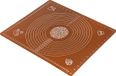 Krumble Siliconen bakmat met meeteenheden - 40 x 50 cm - Bruin