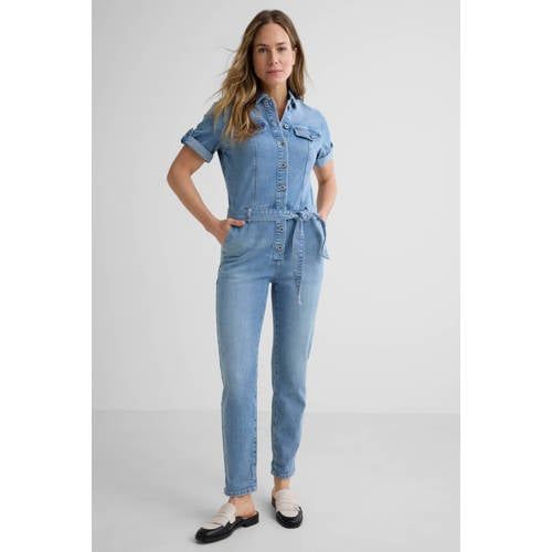 Geisha Jumpsuit Light Blue Denim