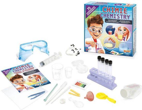 Buki Scheikunde Lab Met 75 Experimenten - Blauw