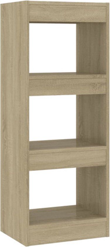 vidaXL Boekenkast/kamerscherm - 40x30x103 cm - Bewerkt Hout - Sonoma Eiken