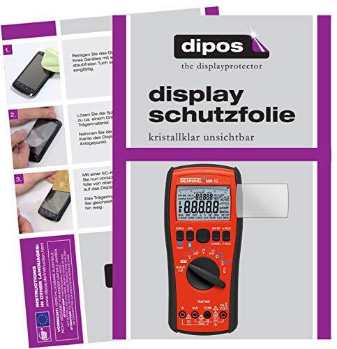 dipos I Beschermfolie compatibel met Benning MM 12 meetinstrument, displaybeschermfolie, helder