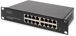 Digitus DN-80115 - 16-poorts Gigabit Ethernet Switch - 1U - Zwart