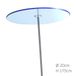 Cazador del sol Zonnevanger 1 stuk Blauw groot 175x20 cm