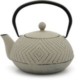 Bredemeijer Theepot Yuka 1.2L warm grijs met filter