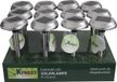 Kynast Lampe solaire Inox 4 pièces LED lampe de jardin avec piquet éclairage de jardin énergie solaire