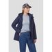 Anytime midi parka donkerblauw
