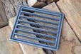 CA177 - 23 x 19 cm - Grille en fonte en fer pour poêle, cheminée ou cuisine