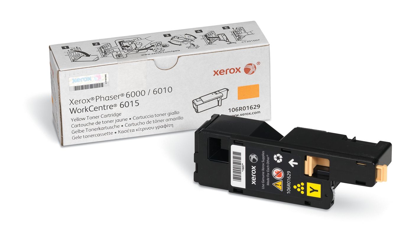 Xerox Phaser 6000/6010 / Workcentre 6015 Yellow Toner Cartridge (1,000 pages)