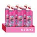 Glorix Toiletreiniger - Zonder Bleek - Floral Magnolia - 6 flessen x 750 ml