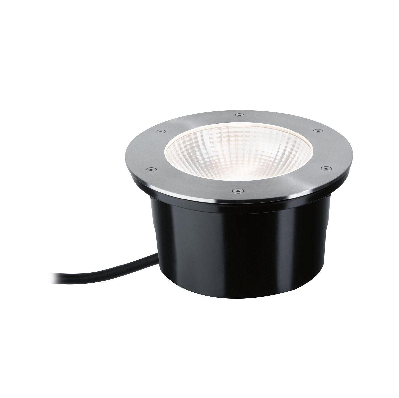 Paulmann Durea LED Grondinbouwlamp Rond 213mm 12.5W 850lm 3000K Edelstaal