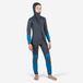 Tribord Combinaison de plongée enfant néoprène 5,5 mm - SCD 500 gris et bleu