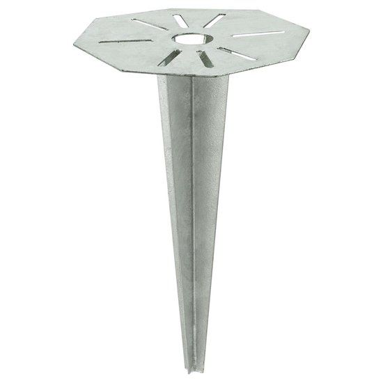 Eglo Grondspie Verzinkt Cuba - Universeel - 18.5cm - Stainless Steel