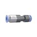 Riegler Rechte stekkerverbinding »Blaue serie«, zelfafsluitend, voor slang-buiten-Ø 4 mm, werkdruk max. 10 bar, kunststof/MS vern.