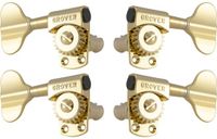 Grover 145G Titan Electric Bass Machine Heads, 2+2, Gold
