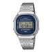 Casio Collection Vintage A140WE-2AEF Horloge - Staal - Zilverkleurig - Blauwe Wijzerplaat