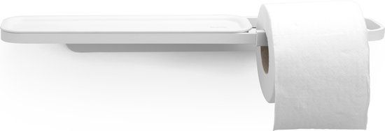 Brabantia MindSet WC Rolhouder - met Plankje - Mineral Fresh White
