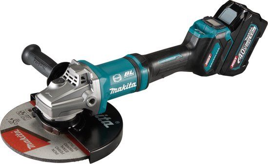 Makita GA038GT203 Accu Haakse Slijper 230mm XGT 40V Max 5.0Ah | Inclusief Koffer