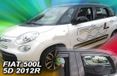 Merkloos / Sans marque HEKO Windgeleiders voor Fiat 500L (2012-2022) - 4 Stuks