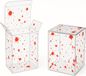 nerd hunters Transparante beschermkasten voor verfspuitfiguren, rood, 10 stuks