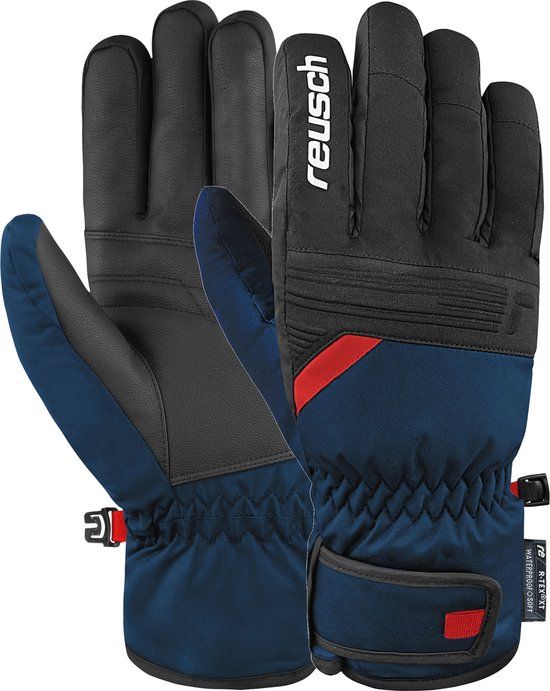 Reusch Baldo R-TEX XT Skihandschoenen - Rood/Blauw - Maat 9