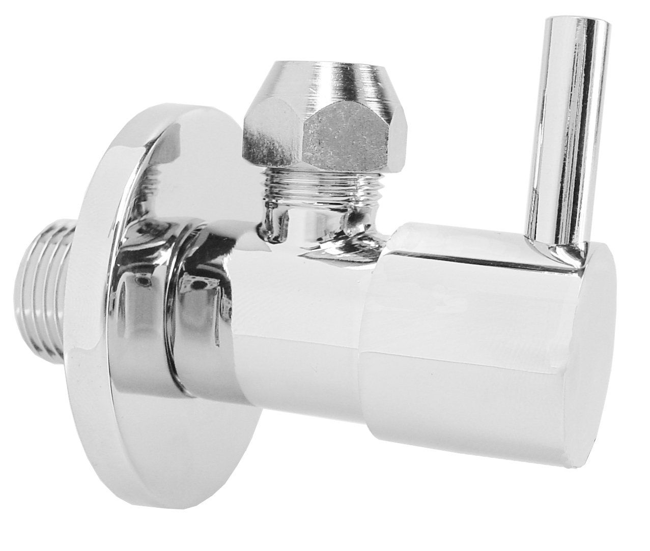 Riko Mueller Minimal Hoekstopkraan+Rozet 1/2x10 - 8717306083249