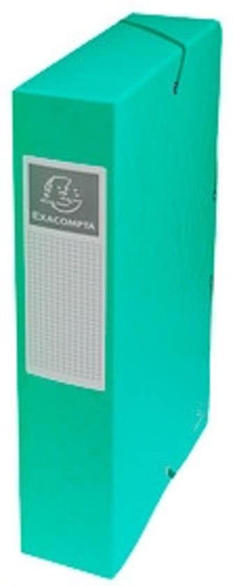 Exacompta elastobox Exabox - groen - rug van 6 cm