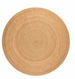 Hanse Home 106005-100 tapijt Binnen Rond Jute Bruin, Goud