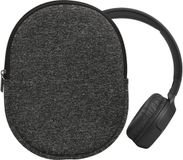 kwmobile hoes geschikt voor JBL Tune 600 / 500BT / 510BT / 450 - 21,5 x 16 cm - Beschermhoes voor headset in antraciet / wit - Van neopreen