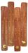 PUCKATOR Houten houder voor wierookstokjes – mix van designs