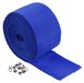 Protecteur de ligne, 10 pieds, polyester, avec boucles, adapté pour 45 mm, bleu