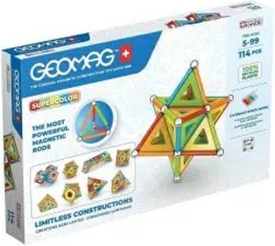 Geomag Super Color Recycled 114 delig